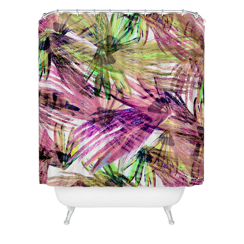 Bel Lefosse Design Feather Pattern Shower Curtain
